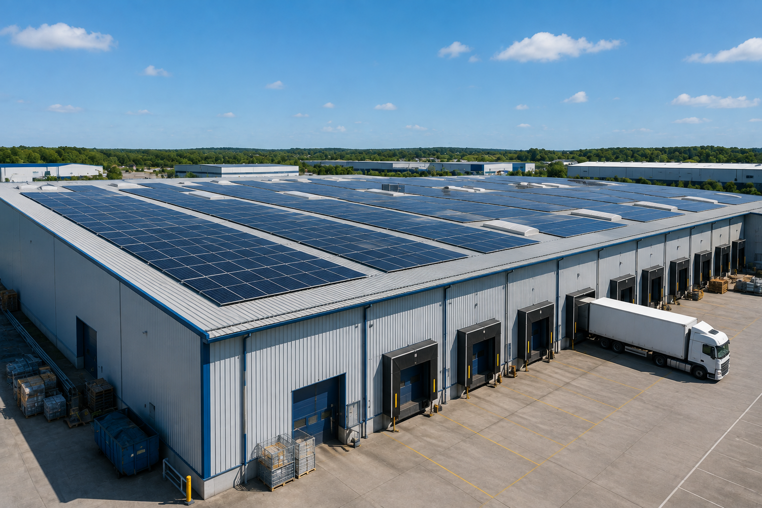 Solar Panes for warehouses in Fernbrookshire